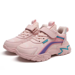 NBGAGA | Kids Casual Pink Girls Leather Shoes Fashion For 7-15y Lightweight Running Young Students Children Sports Girls Shoe NBGAGA