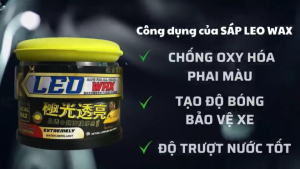 Sáp Đánh Bóng Ô Tô Xe Máy LEO WAX MERCURY 300G Tăng Độ Sáng Bóng Hạn Chế Bụi - À La Mode