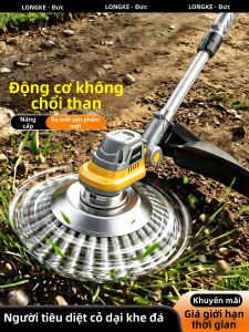 LONGKE | Electric High Power Brushless Backpack Lawn Mower