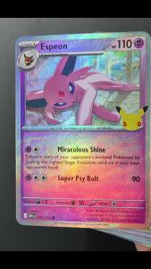 Funism | DIY Proxy English 30th Celebration Mew Mewtwo Umbreon Espeon Sylveon Zorua Lycanroc Drifloon Lapras Game Card Toy