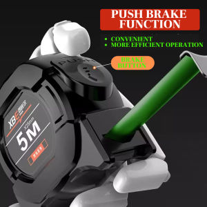 5M/7.5M/10M Steel Measuring Tape Fluorescerous Steel Tape Industrial Auto Lock Steel Tape Measure (5M 7.5M 10M) Self-Locking Steel Metro Meter Tape Measure Heavy Duty Measurement Tools Levels