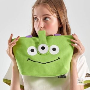 ARCTIC HUNTER กระเป๋า กระเป๋าผ้า กระเป๋าน่ารัก กระเป๋าผ้าแคนวาส กระเป๋าถือ กระเป๋าเบนโตะ อาหารกลางวัน กระเป๋าตุ๊กตา Toy Story Alien