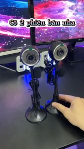 Webcam máy tính có mic xoay 360 A09 FULL HD NEW 2023 cao cấp dùng học tập live camera trên pc laptop micro thu âm cực tốt thích hợp với nhiều phần mềm