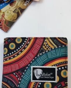 Lubie Dompet Lipat Pria Kanvas Poliester Ethnic