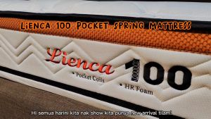 SMASIS LIENCA 100 Pocket Spring Mattress 11 inches Thickness /Poket Spring 11 Inci / Tilam Queen King