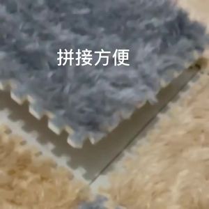 Thảm Ghép Nhẹ Sang Trọng Gia Dụng Thảm Trải Giường Cho Bé Gái Trong Phòng Ngủ Lông Dài Dày Dặn Thảm Trải Sàn Có Thể Cắt Có Bọt