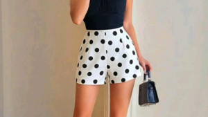 GAF Casual Plain Color AND Polka Dot AND Maong Denim Blue AVAILABLE IN Regular Size AND Plus  Big Size High Waist Short
