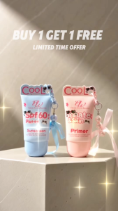 【BUY 1 TAKE 1】DW SPF60 PA+++ Sunscreen Waterproof Sweatproof UV Protection Lightweight Moisturizing