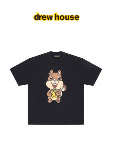 Squirrel Patterned Cotton T-Shirt