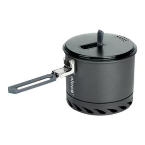 Alocs Jichuan Hiking Portable Single-Soldier Pot Efficient Energy-Concentrating Loop Outdoor Cooking Stove Pot Camping Cookware