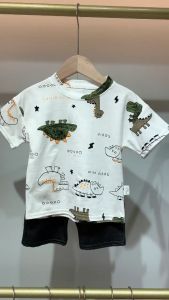 Babys Clothing Set Summer Cotton cotoon Top infant Casual Shorts Fashion Cool Korean Two Piece Set