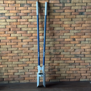 TC Post Hole Digger 48" Hercules Pattern for Gardening and Agriculture Heavy Duty Fiberglass/Wooden handle