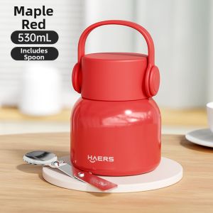 Haers | Office Worker Large Capacity Insulated Lunch Box & Soup Jar