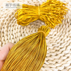 เชือกไหมมัดย้อมมือทำเชือกตกแต่ง ยางยืด น้ำมันกินได้ ป้าย สาย วัสดุ DIY สำหรับงานฝีมือในบ้าน