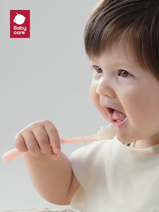 Bc Babycare Baby Spoon Silicone Feeding Spoon Gentle on Gums safe for infants 2pcs/Set