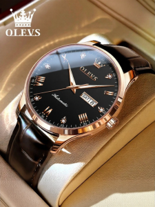 OLEVS | Đồng Hồ Nam Tự Động Thụy Sĩ Chống Nước Phát Sáng