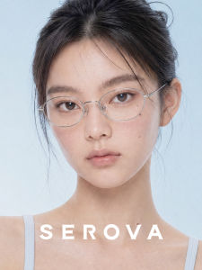 Serova | Oval Small Frame Titanium Frame Eyeglasses