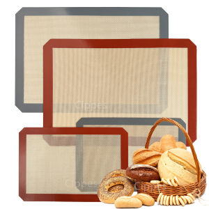 1PC 2PCS Silicone Baking Mats for Oven 2 Sizes 30/42cm Non Stick & Heat Resistant Bakeware Sheets for Cookie Macaron Bread