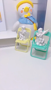 Stand Hp Model Kursi Lipat Macaron Folding Chair Stand holder Phone Universal