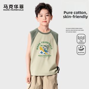 Mark Fairwhale | Summer Lightweight Cotton Sleeveless T-shirt