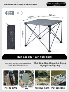 NatureHike | Bàn Gấp Di Động Nhẹ Dễ Mang Ngoài Trời