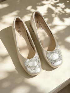 Josiny | French Style Slip-On Small Fragrant Wind Shoes Women Low Heel