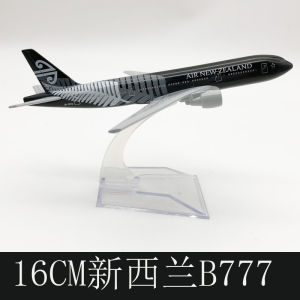 16cm B777 Souvenir Show Gift Air New Zealand 1:400 Scale 777 Aircraft Model with Base Alloy Plane Toy For Collectible Airplane