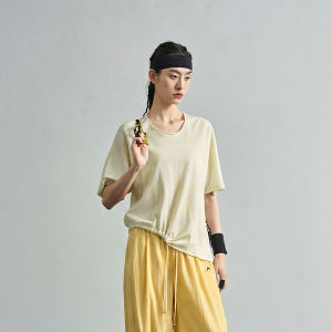 Heroic Style Off-Shoulder Short Sleeve T-shirt Knitted