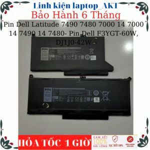 Pin laptop Dell Latitude 7490 7480 7000 14 7000 14 7490 14 7480- Pin Dell F3YGT-60W DJ1J0-42W