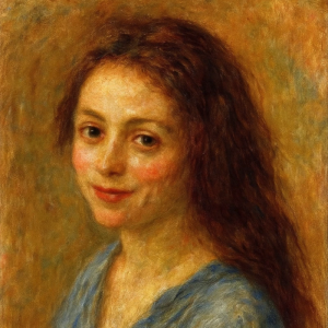 Tranh Nghệ thuật "Chân Dung Một Người Phụ Nữ" VIETSMART ART - Acrylic 45 x 60cm