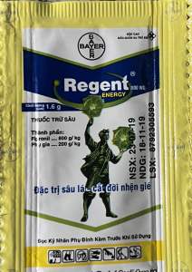 COMBO 10 gói. Regent Chuẩn gói 1.6g (date 2019). Trừ rầy nhện kiến gián mối bọ chét ve chó. Hàng bao chất lượng
