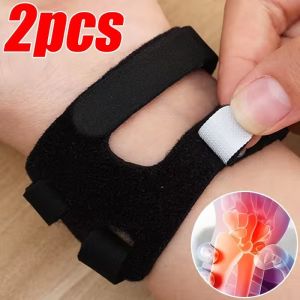 สายรัดข้อมือสายรัดข้อมือฟิตเนสโยคะแบบปรับได้2ชิ้นสายรัดข้อมือ Relief อาการบาดเจ็บที่สายรัดข้อมือป้องกันอาการบาดเจ็บสำหรับเล่นกีฬารัดบาดเจ็บฉีกขาด TFCC