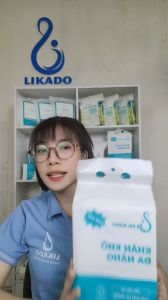 Khăn khô đa năng Likado 400 tờ 100% cotton kích thước 15*20cm(1 gói)