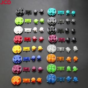 JCD 1 Set Colorful Replacement Buttons Set Replacement For Game Boy GBP Console On Off Button A B Buttons D Pads Replace