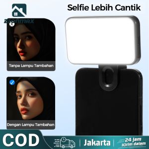 PL4 Mini LED Lampu 3 warna Saku Kecantikan lighting hp jepit  Mobile Phone Portable