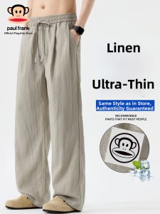 Paul Frank | Linen Breathable Loose Trousers Casual Pants