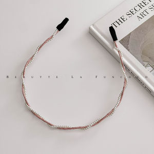 Versatile Outdoor Fine Hairband Womens Stylish Hair Pressing Anti-slip Hair Clip Summer Makeup Accessory Functional Fashion