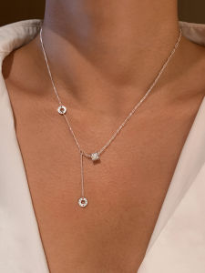 CAFFTI | S999 Silver Zircon Necklace