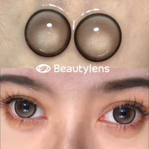 BEAUTYLENS Milk Tea minus(-0.50s/d-8.00）Softlens Lensa Berwarna Lensa mata Ukuran 14.5mm