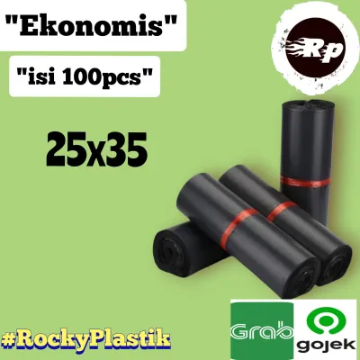 Plastik Packing Ekonomis 25x35 isi 100pcs Plastik Polymailer