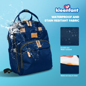 Kleenfant Multifunction Classic Mommy Bag Water Resistant Diaper Backpack with 15 pockets