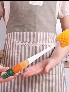 Multi-Functional Cleaner Tumbler 5 in1 Long Handle Bottle Cleaning Brush Set Baby Bottle Cup Cleaner