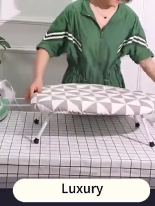【VIDKHSY Store】Mini Foldable Ironing Board | Portable Non-Slip Tabletop Ironing Board with Iron Rest Household reinforced ironin | Lightweight & Sturdy for Home Dorm Apartment