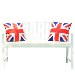 MEIDIHUAFU | Outdoor Long Bench with Backrest