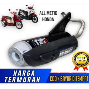 Knalpot COPY TZM Project Untuk Motor ALL BEAT ALL SCOOPY ALL MIO ALL VARIO PCX FINO X-RIDE GENIO SPACY GEAR