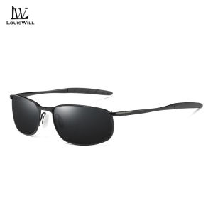 LouisWill Fashion Men’s Polarized Sunglasses Outdoor Sports Sunglasses Classical Driving Sunglasses UV400 Clear Vision Sunglasses Cycling Riding Running Fishing Glasses for Men