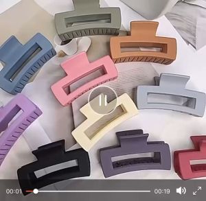 Korean Candy Minimalist Frosted Hair Clip: A Stylish & Practical Choice