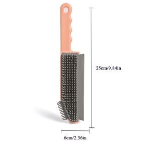 3 in 1 Gap Silicone Brush Cleaning Scrubbing Bathroom Kitchen Countertop Brush Silicone scraper Cleaning Supplies