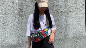 Tas Selempang Pria Tas Pinggang Waistbag Loreng Warna Warni ZL01