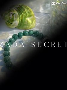 Zada Natural Jade Grade A 8mm Blue Water Jade I Wealth I Health I Protection I Good Fortune 精品Grade A蓝水翡翠